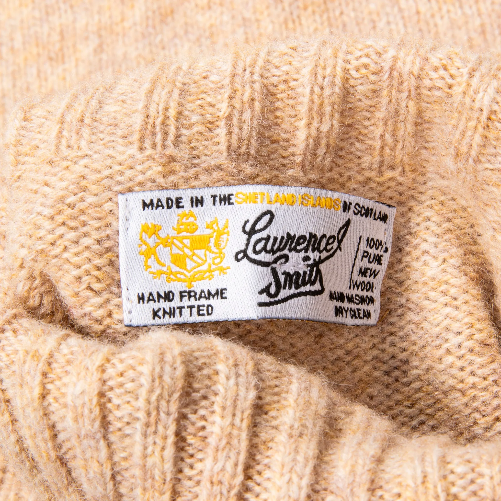 Laurence J. Smith Super Soft Seamless Roll Neck Pullover Tusk