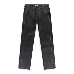 LEATHER RELAXED FIT LEATHER TROUSER
