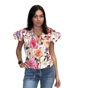 Love Story Ruffle Sleeve Top