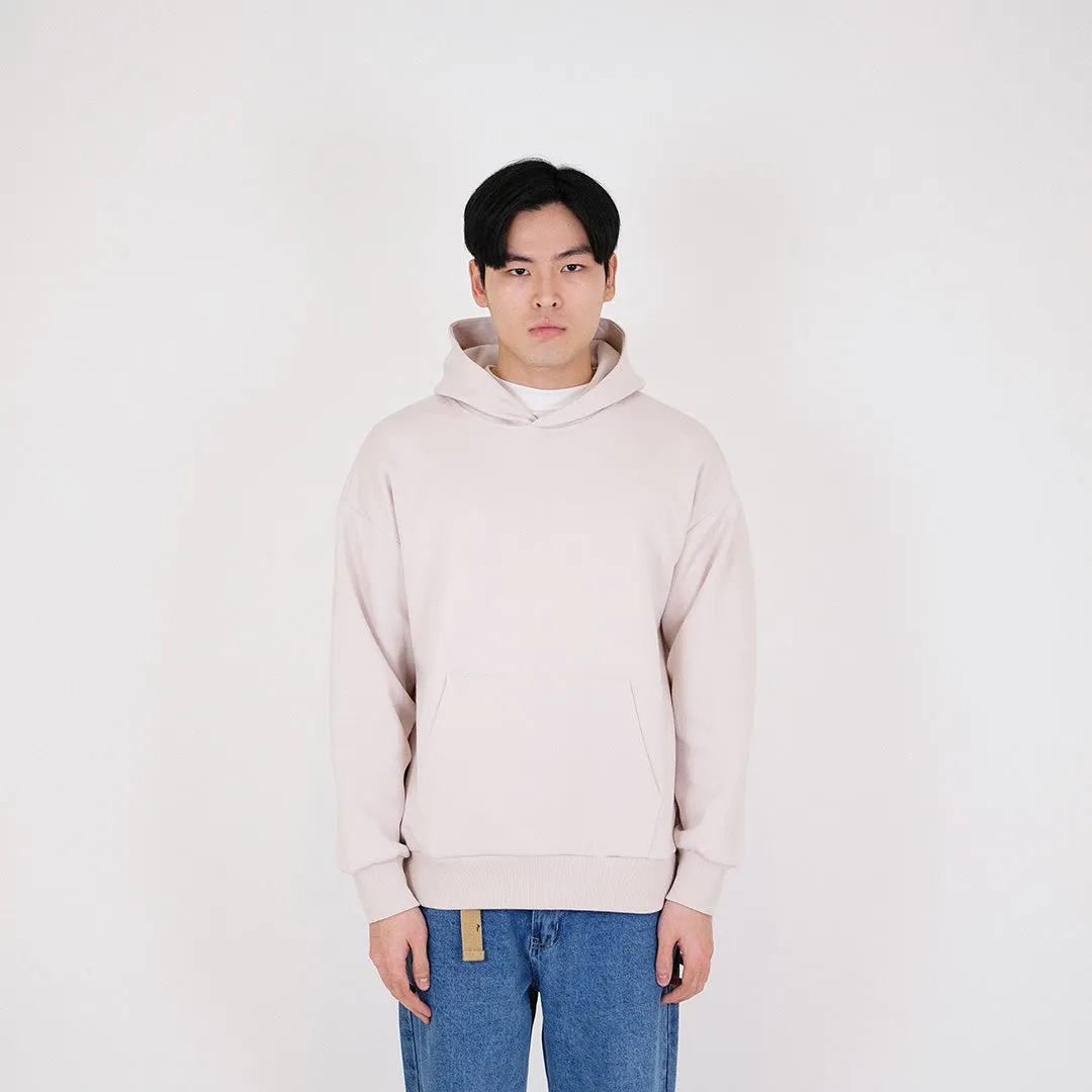 Men Printed Oversized Hoodie - Sand - SM2401009A