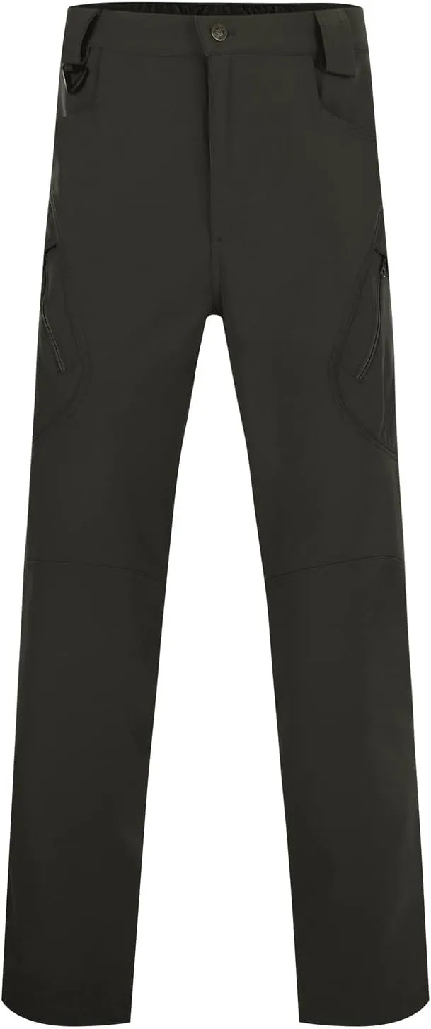 Mens Lightweight Cargo Tactical Pants Straight Leg Athletic Joggers Relaxed Fit Overalls Hiking Work Trousers