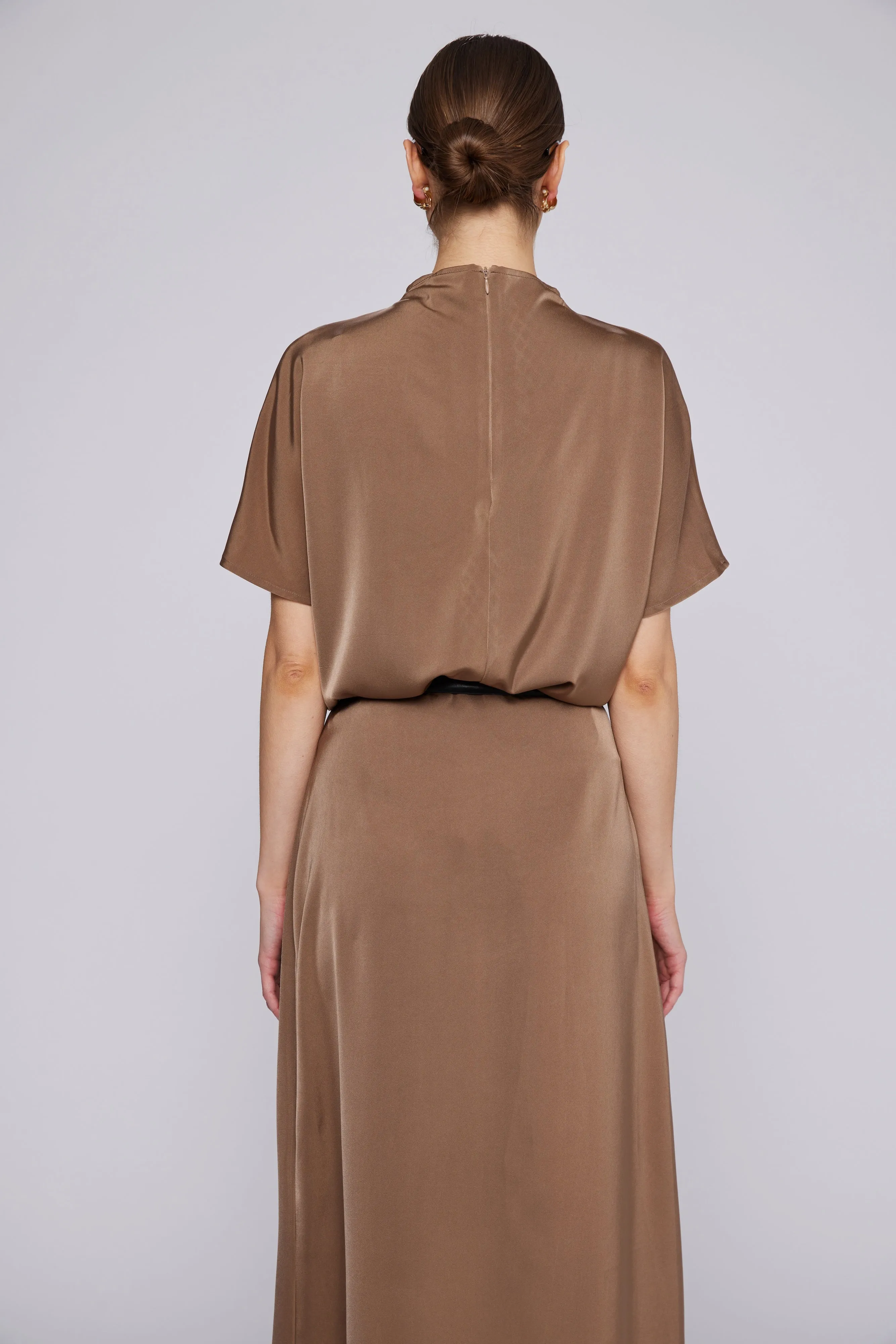 Mila Batwing Top Latte