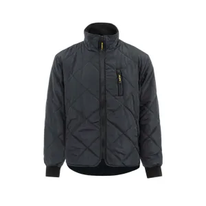 Nats WK429 Men’s Quilted Nylon Jacket with Polar Fleece Lining, Quilted Nylon Shell, Polar Fleece Lining, 150g/m² Insulation, Ribbed Knit Cuff | Sizes S-3XL