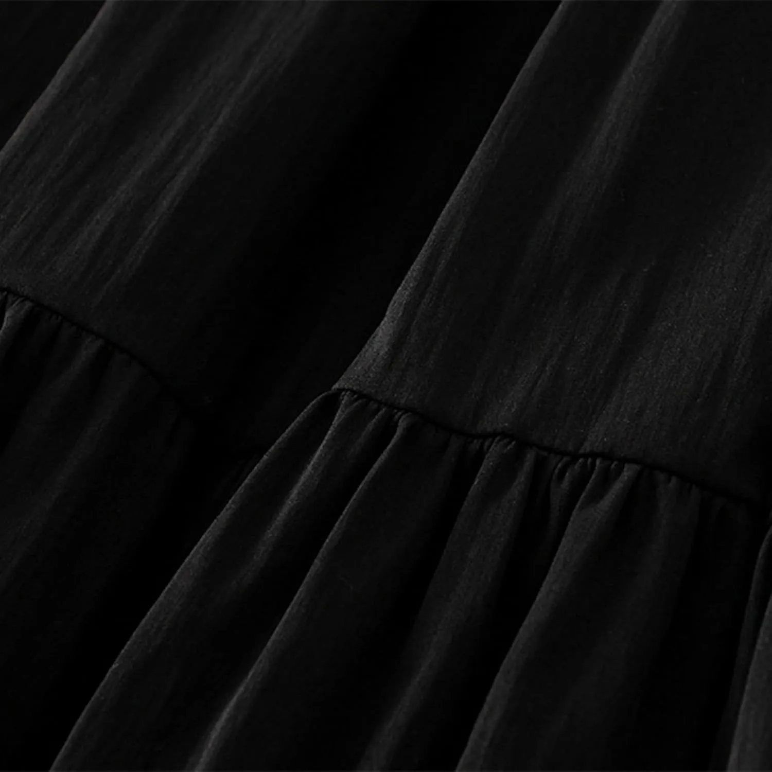 Oplxuo Women's Fall Long Skirt Elegant High Waist Tiered Ruffle Cocktail Party Wedding Guest Dress Flared A-Line Midi Skirts