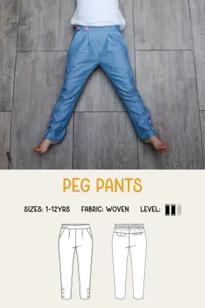 Peg Pants Sewing Pattern