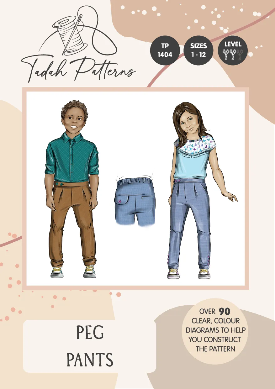 Peg Pants Sewing Pattern