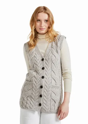 Saoirse Aran Supersoft Cardigan | Oatmeal