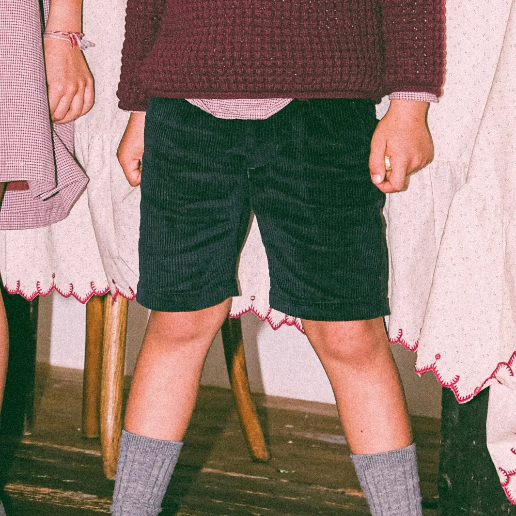 SHORTS / NAVY CORDUROY