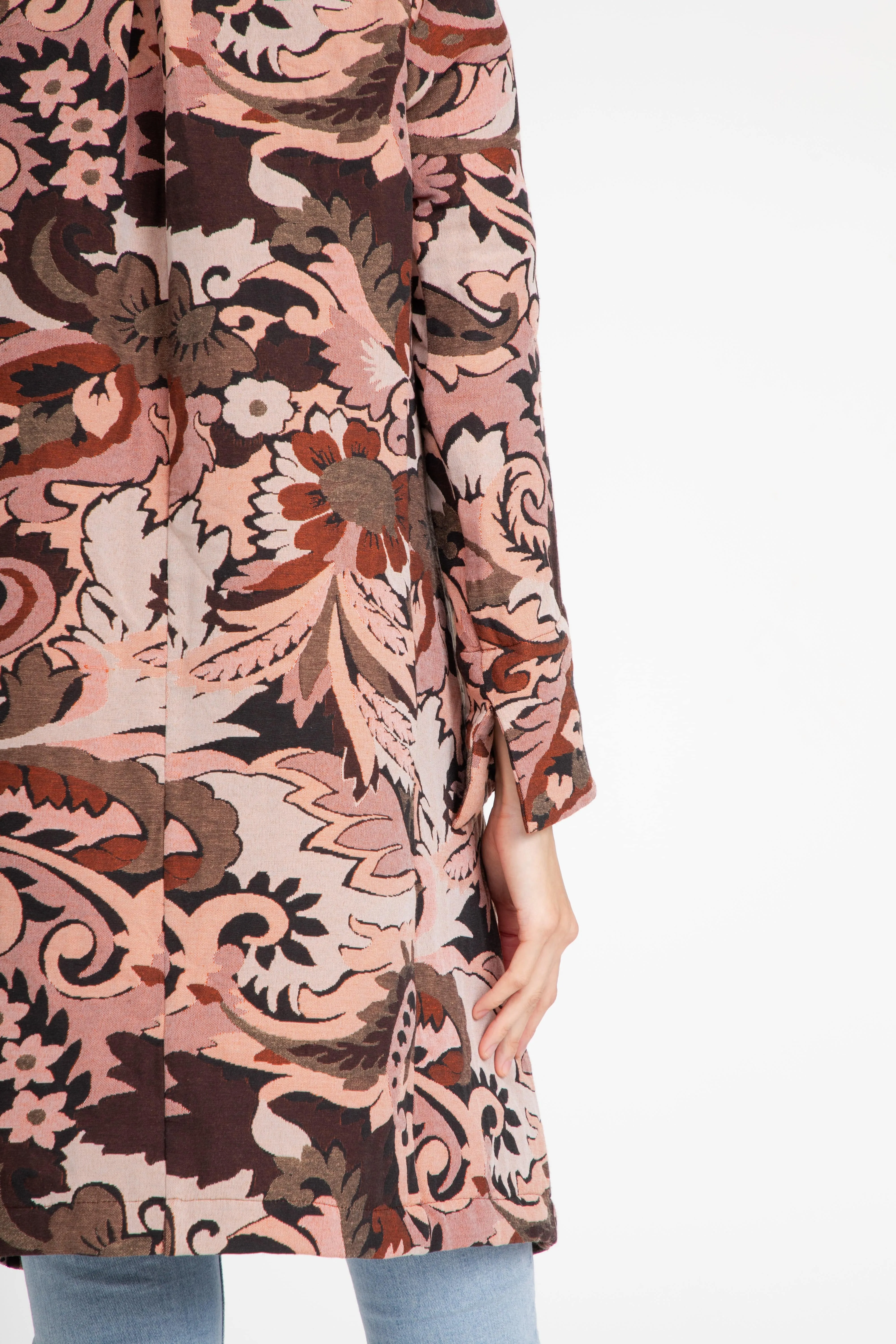 Silas Coat – Henna Paisley