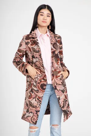 Silas Coat – Henna Paisley