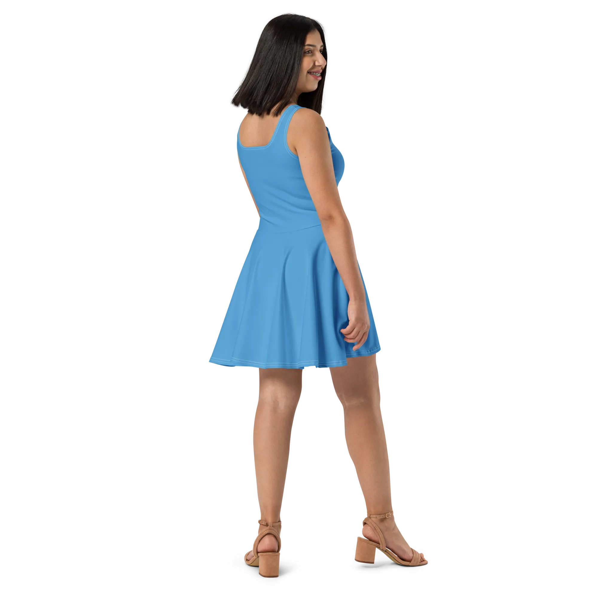 Skater Dress - Ocean Blue