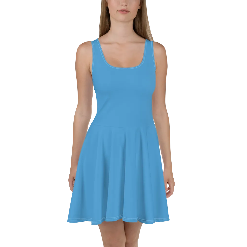 Skater Dress - Ocean Blue