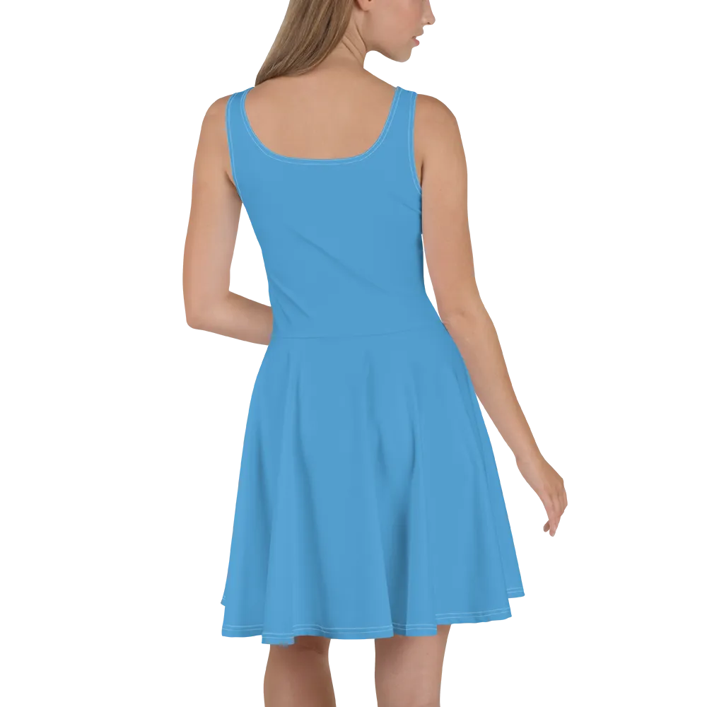 Skater Dress - Ocean Blue