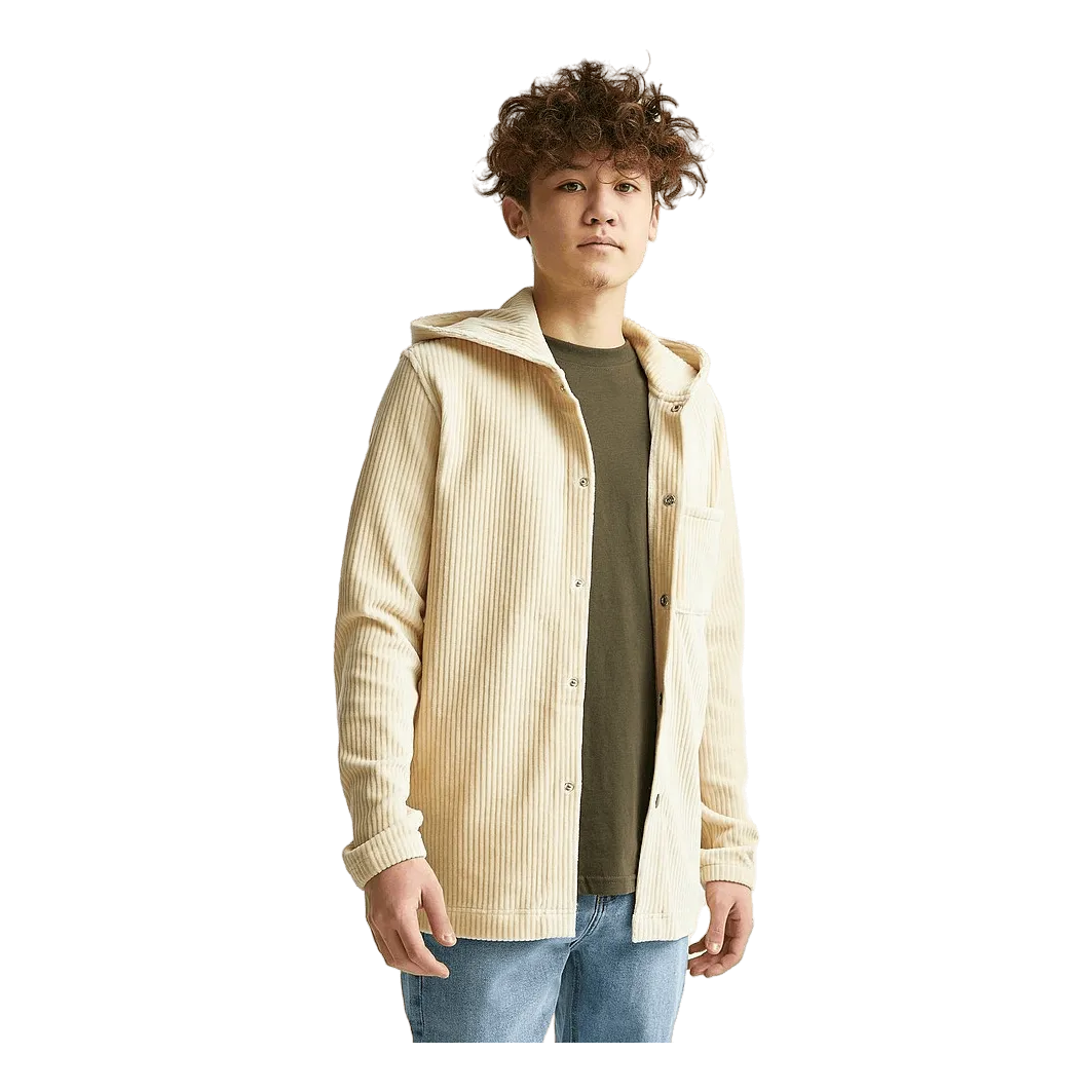 Soft Cord Shirt Beige