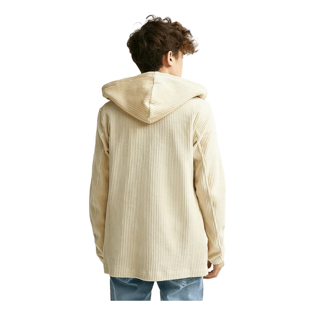 Soft Cord Shirt Beige