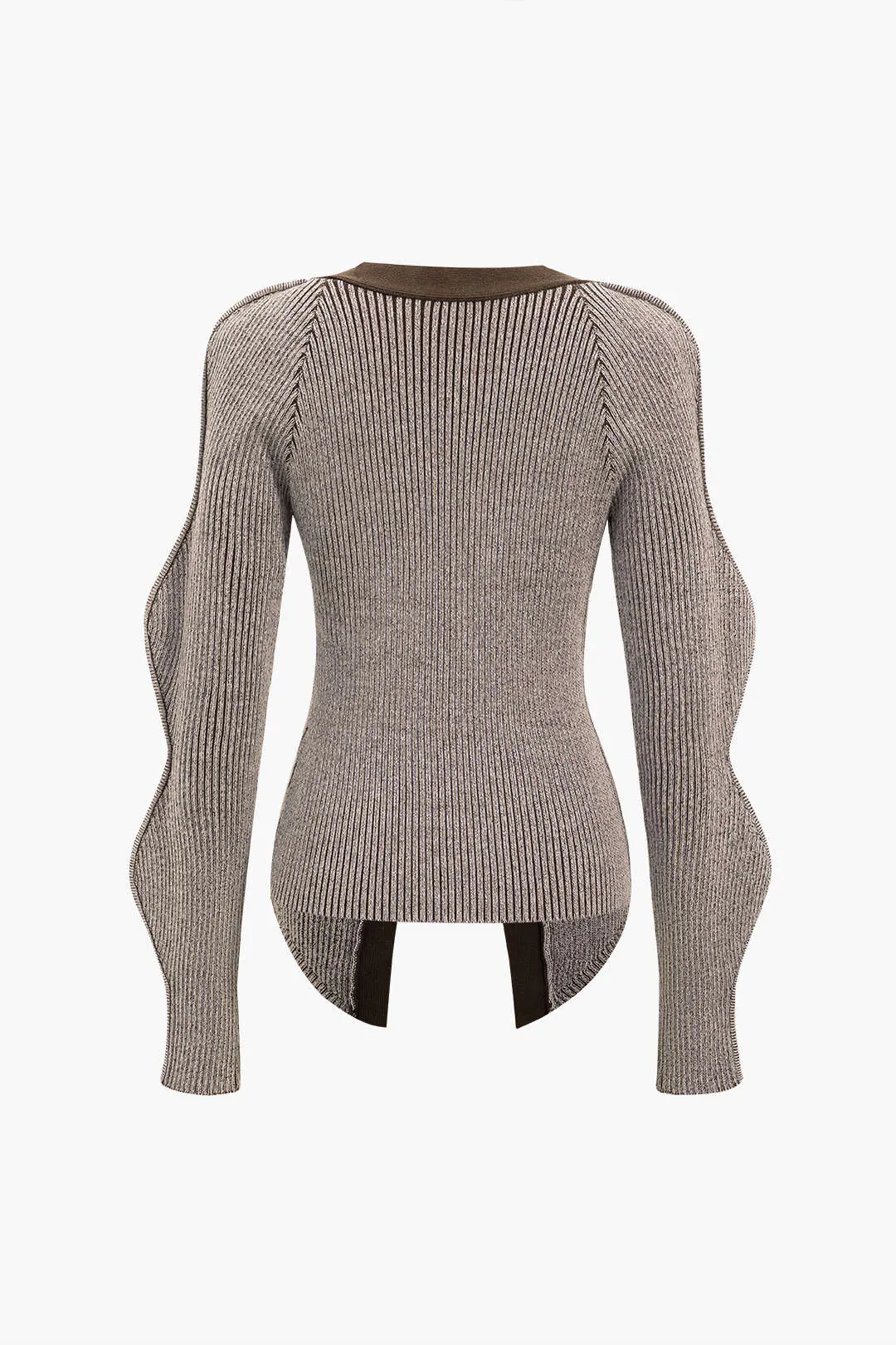 Solid Knit Button Cardigan