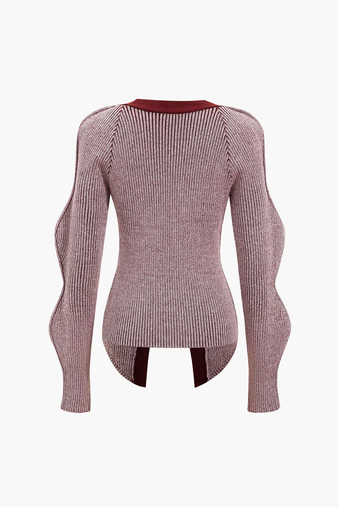 Solid Knit Button Cardigan