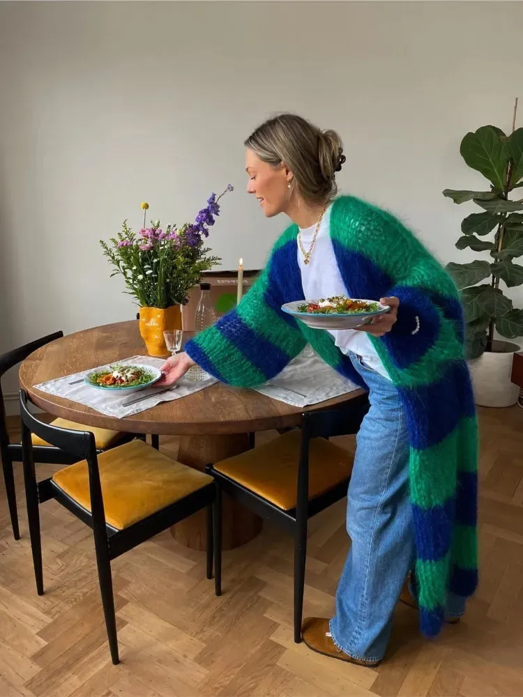Sue | Oversized Fluffy Long Cardigan