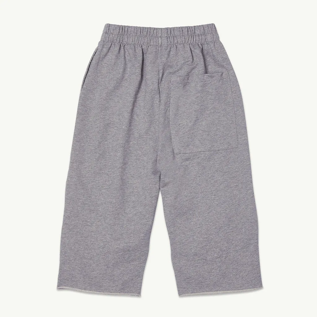 Sweatpants Cut Off Grey Melange
