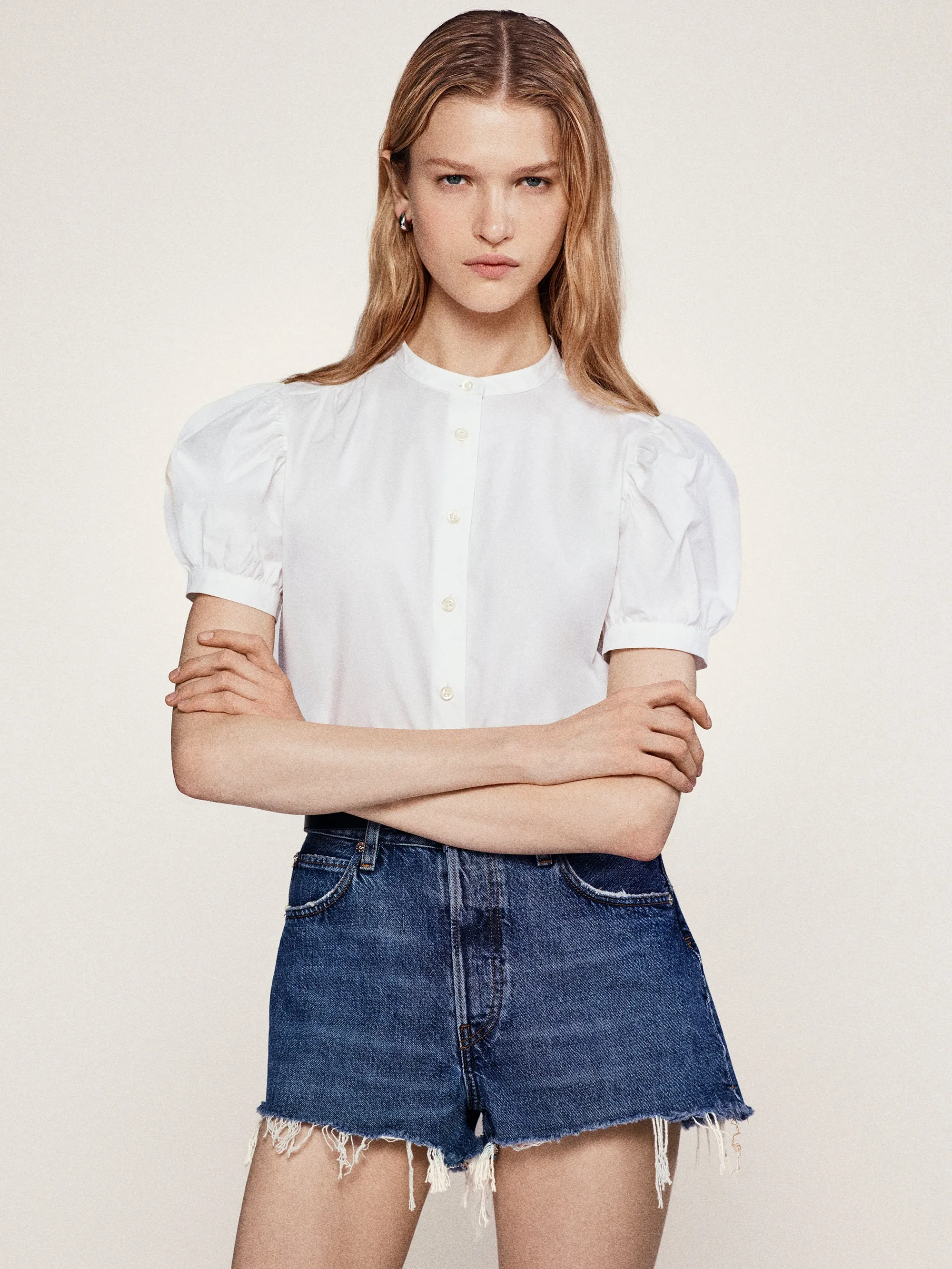 The Gathered Top -- White