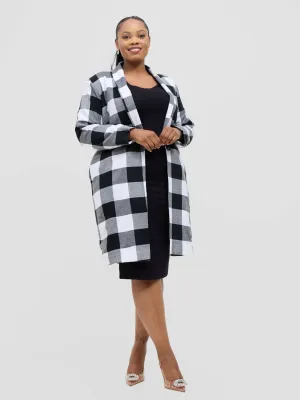 Trendy Gown - Black / White