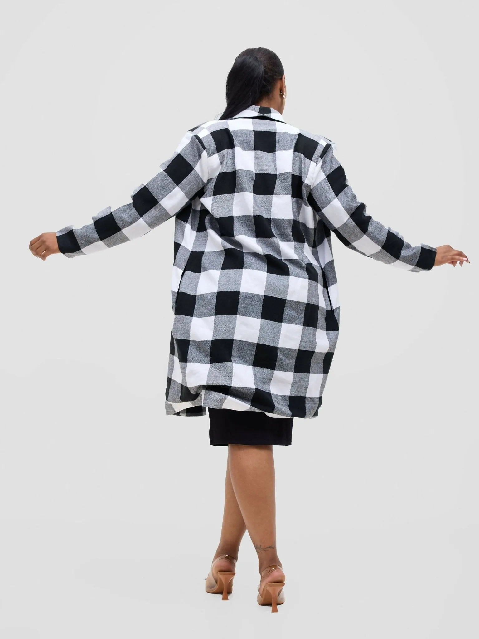 Trendy Gown - Black / White