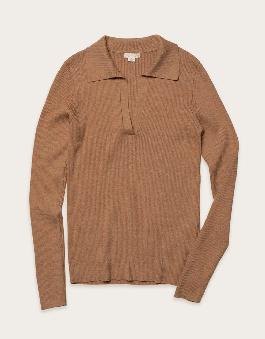 unsubscribed fine gauge polo sweater
