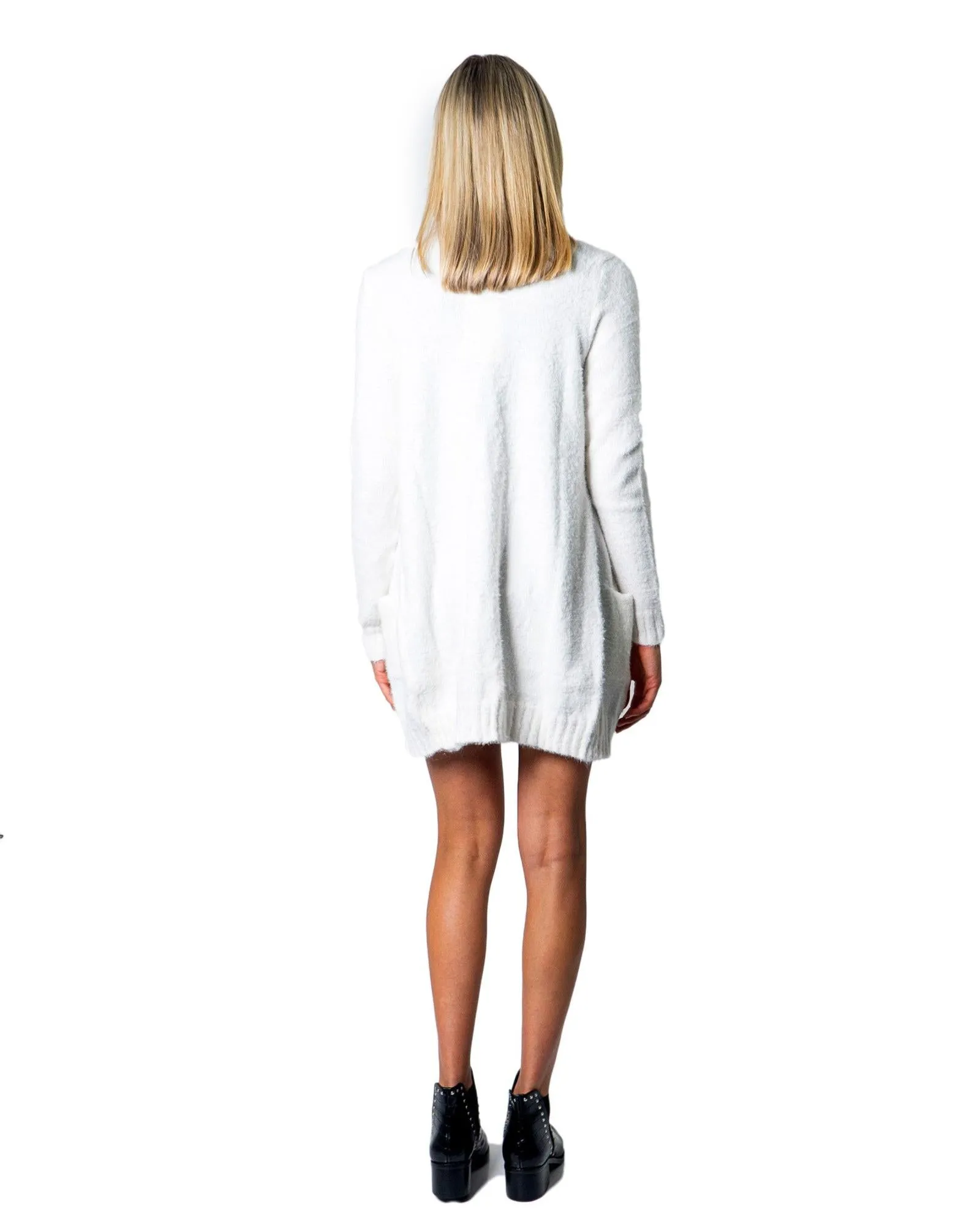 Vila Clothes White Womens Cardigan