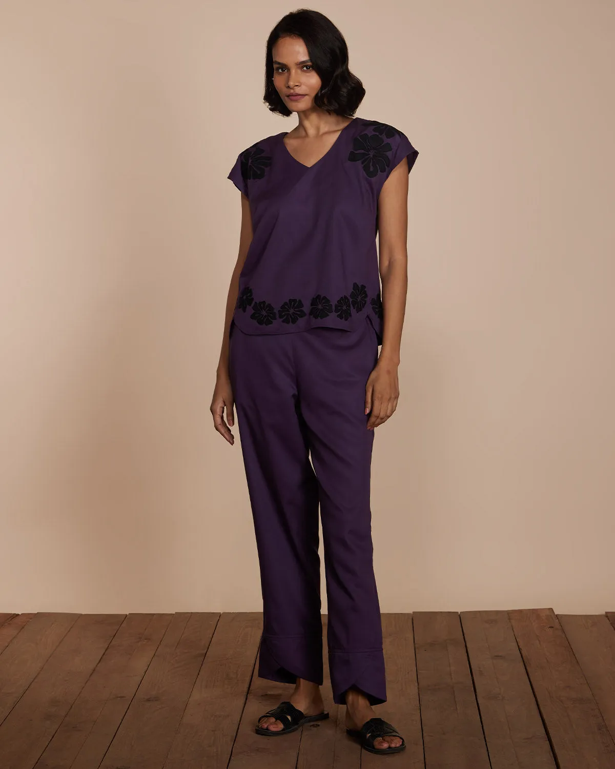 Violet Hour Relaxed-Fit Pants