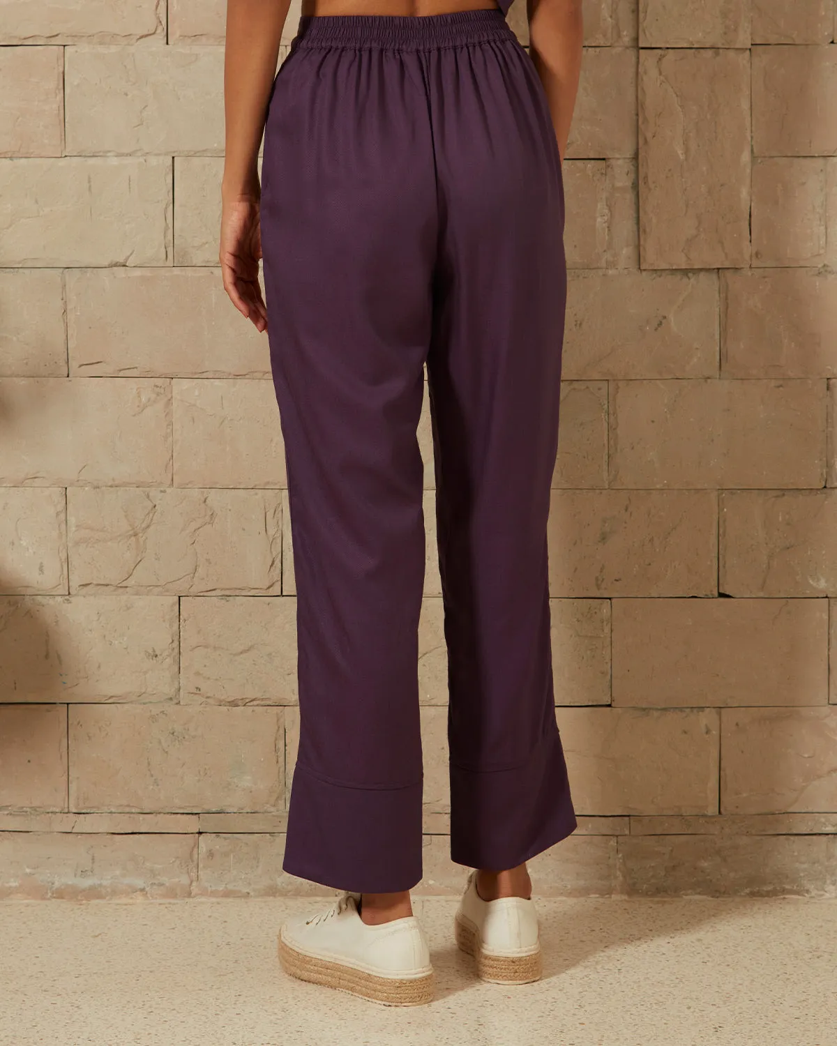 Violet Hour Relaxed-Fit Pants