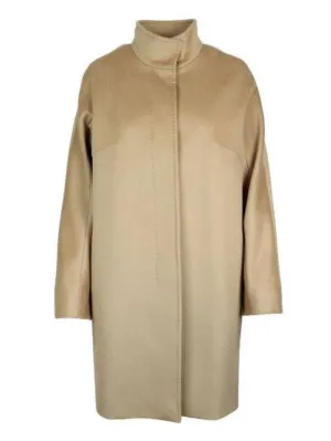 Weekend by Max Mara Melina Camel Wool Coat 60862249